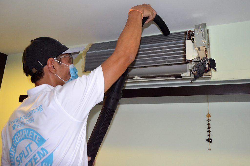 Air conditioner clean process KBE