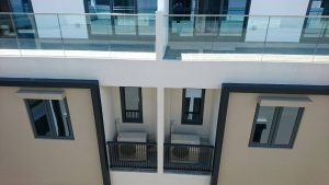 Air conditioner exhaust